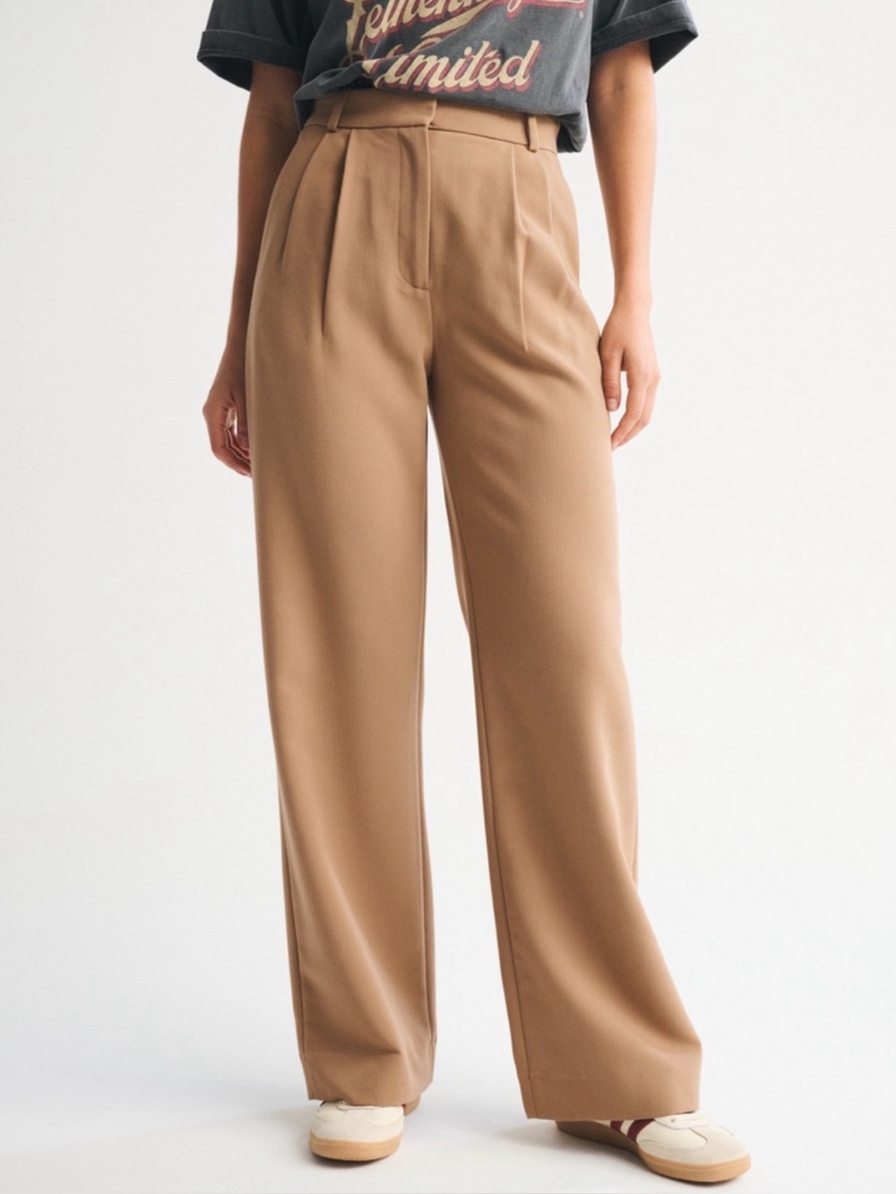 Curve Love Abercrombie Sloane Tailored Wide Leg Pant - Picture 2 of 9